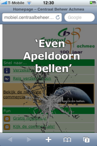 Even Apeldoorn bellen